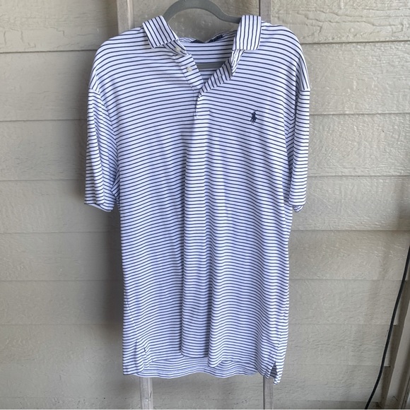 Polo Ralph Lauren | Shirts | Black And White Cotton Stripe Polo Ralph ...